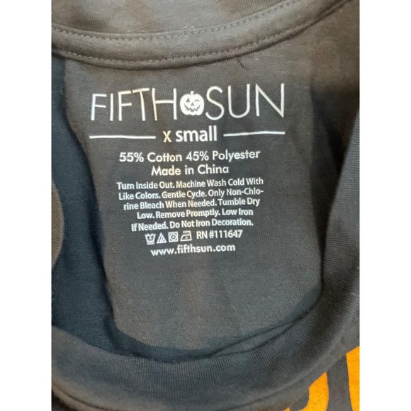 FIFTH SUN "Don't‎ Be a Basic Witch" Halloween Tank Top sz XSmall - Picture 3 of 4